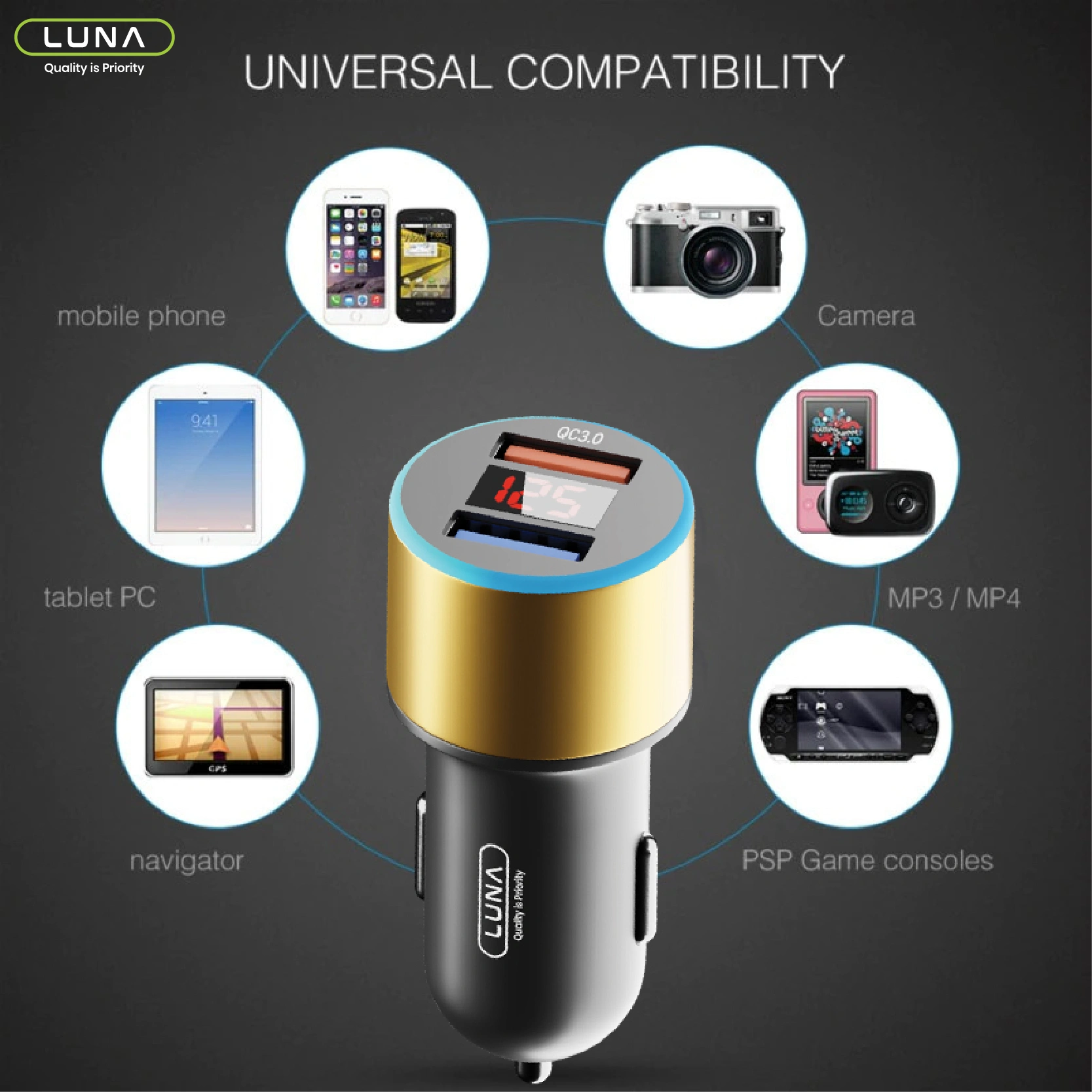 LUNIX Vape Pen, Essential, device, Gold